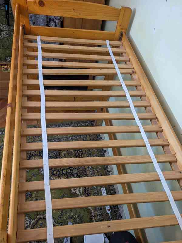 Dřevěná palanda/vysoká postel z masivu - foto 4