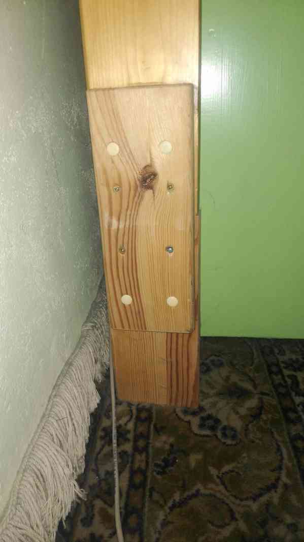 Dřevěná palanda/vysoká postel z masivu - foto 8