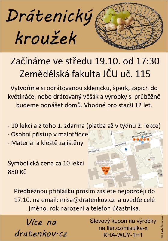 Drátenický kroužek v Č. Budějovicích od 19. 10. 2016 - foto 2