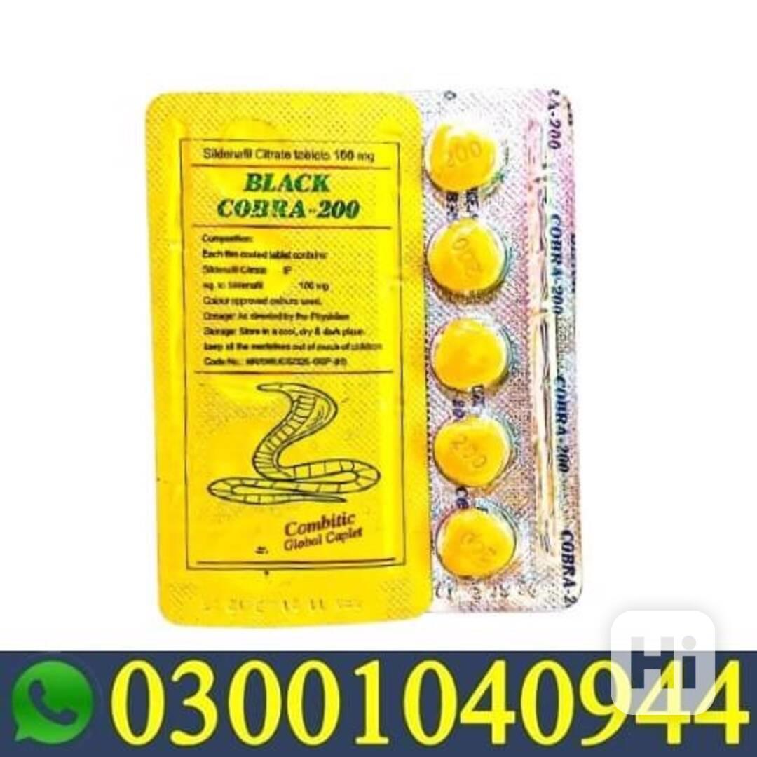 Black Cobra 200mg Tablets in Pakistan + 03001040944 - foto 1