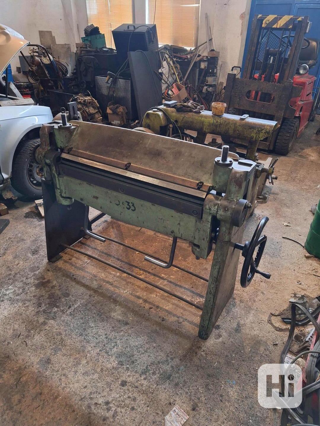 Ohýbačka plechů 1000/2mm - foto 1