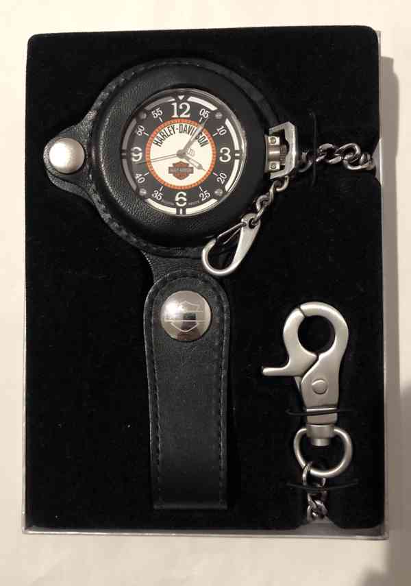 Harley-Davidson® Pánské kapesní hodinky Bulova Bar & Shield  - foto 1