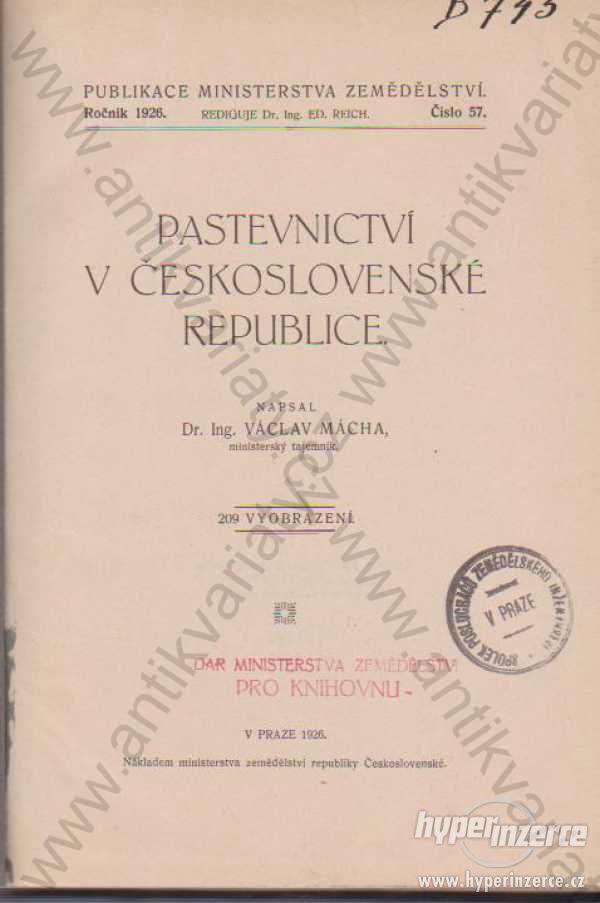 Pastevnictví v Československé republice 1926 - foto 1