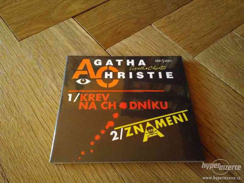 audio CD detektivka Agatha Christie-Krev na chodníku,Znamení - foto 1