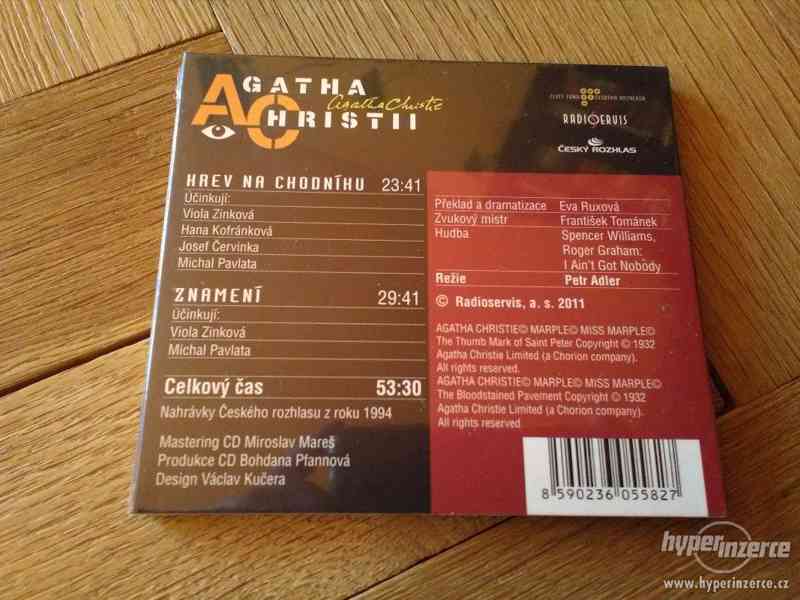 audio CD detektivka Agatha Christie-Krev na chodníku,Znamení - foto 2