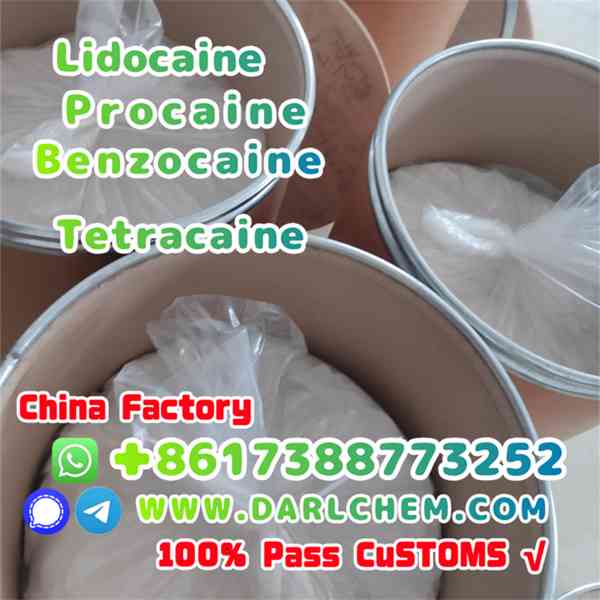 Lidocaine Benzocaine Procaine raw Powder 137-58-6 darl Suppl - foto 2