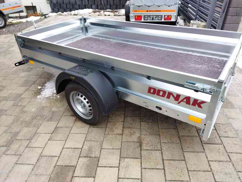 BRŽDĚNÝ 1.3t, SKLÁPĚCÍ PROFI přívěsný vozík 270x130, 130km - foto 7
