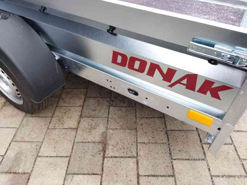 BRŽDĚNÝ 1.3t, SKLÁPĚCÍ PROFI přívěsný vozík 270x130, 130km - foto 3