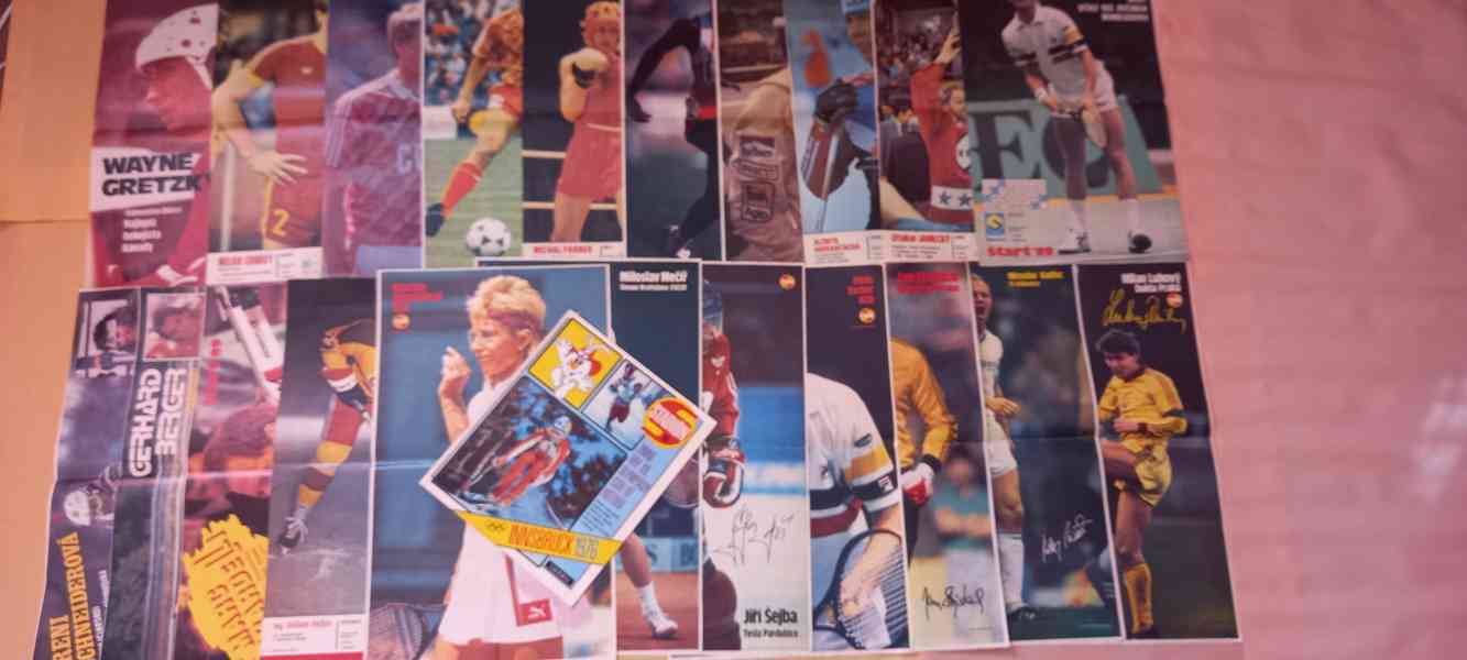 Legendární sportovci RETRO plakáty - foto 1