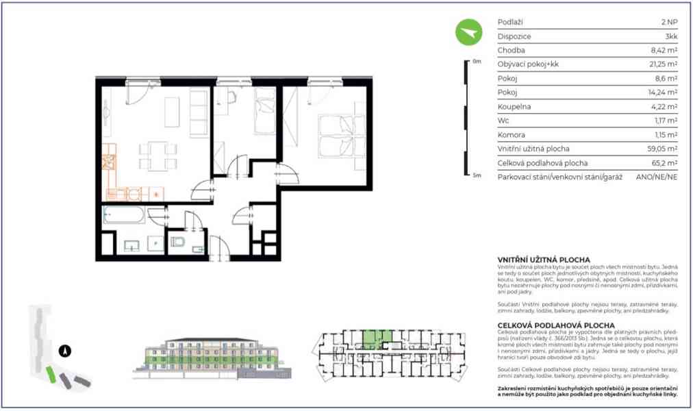 Pronájem bytu 3+kk 60m², sklep 6m², garážové stání - foto 37