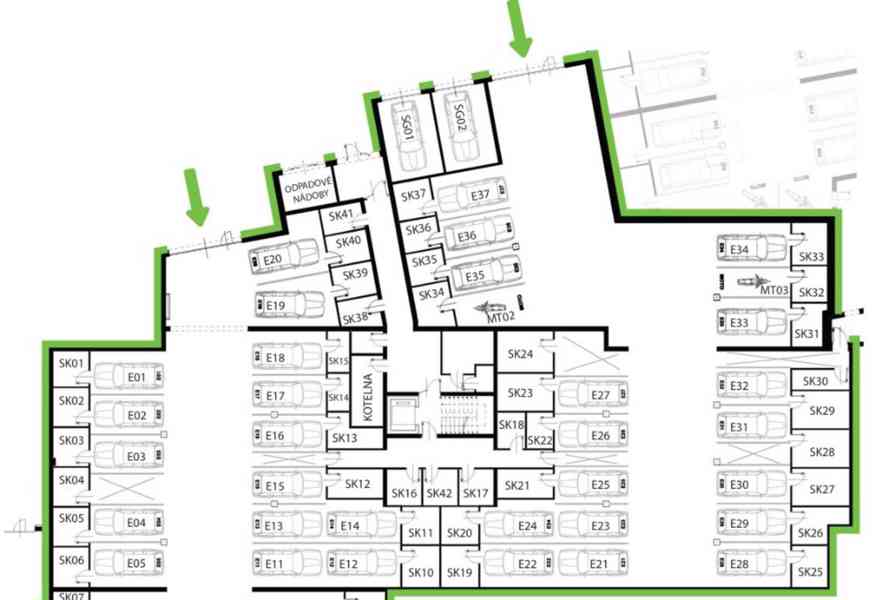 Pronájem bytu 3+kk 60m², sklep 6m², garážové stání - foto 40