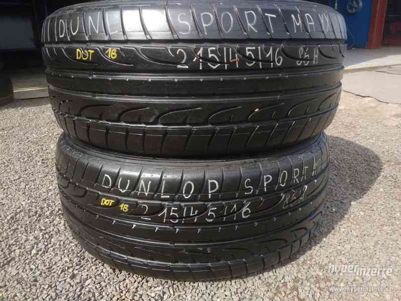 etní pneu 215/45 R16 2x DUNLOP Sport Maxx - foto 5