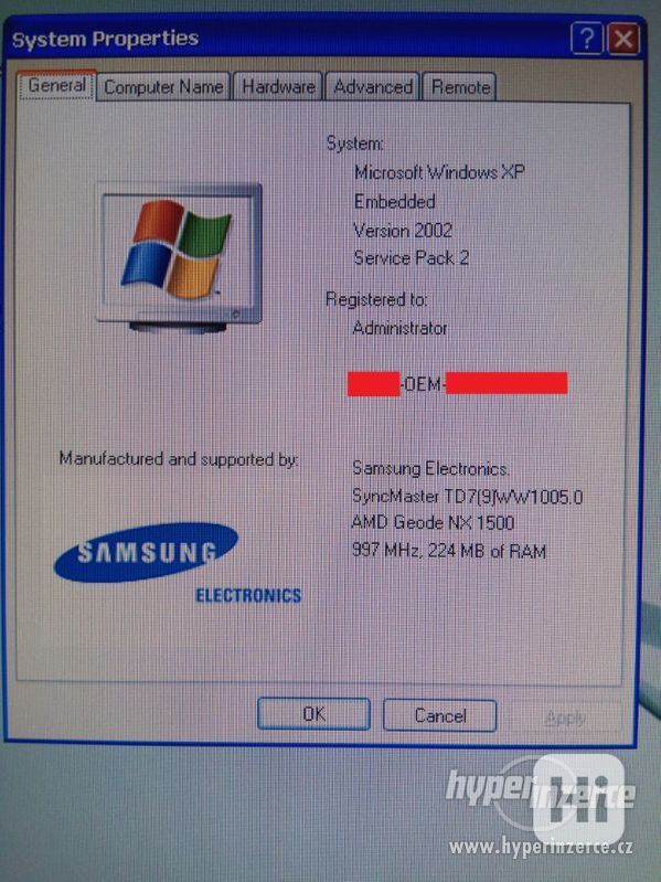 All-in-one počítač a monitor 17" Samsung 720XT - foto 9