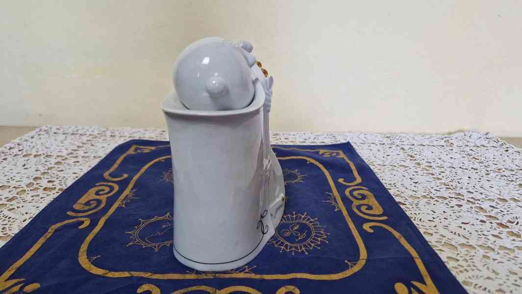 Porcelánová plastika Muzikant Royal Dux Atelier Signováno - foto 6