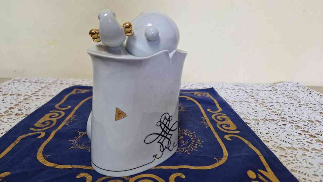 Porcelánová plastika Muzikant Royal Dux Atelier Signováno - foto 4