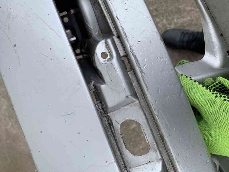 Predni naraznik skoda octavia II 04-09 stribrny - foto 4