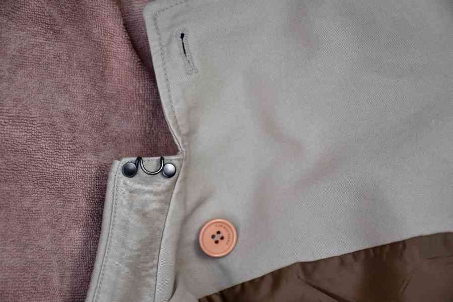 Kabát béžový styl parka Christy vel.L - foto 3