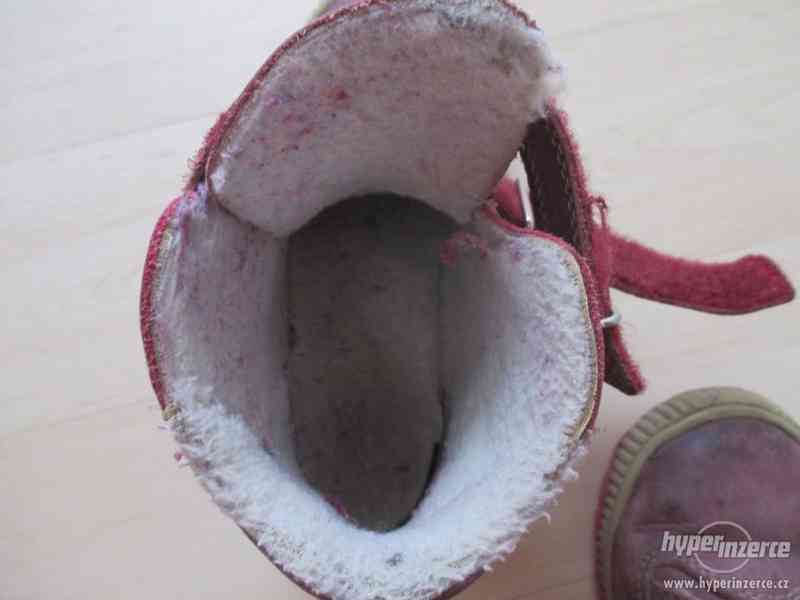 Kožené zimní /jarní boty Jonap vel. 29 - foto 4