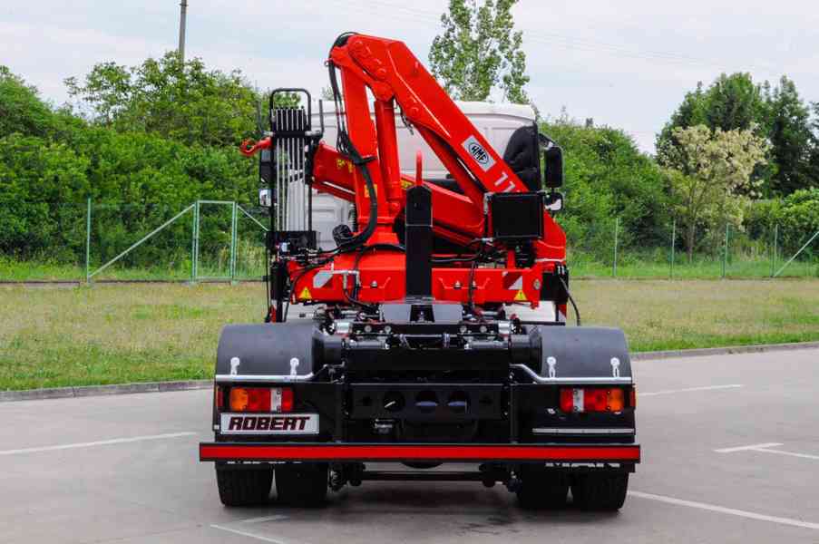 MAN TGM 15.250 - HÁKOVÝ NOSIČ KONTEJNERŮ + HYDRAULICKÁ RUKA - foto 6