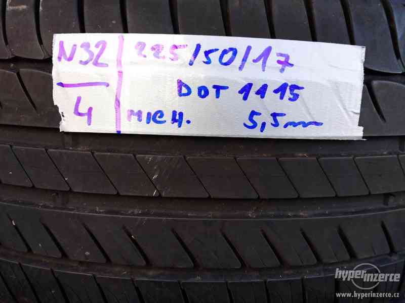 Sada letních pneu Michelin 225/50/17 - foto 2