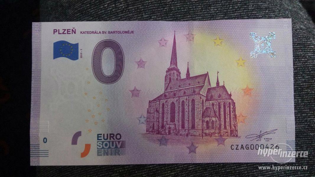 0 Euro souvenir bankovka Plzeň - foto 2