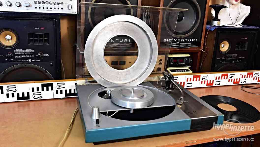 DIY gramofon celokovový raménko Tesla P1101 přenoska SHURE - foto 1