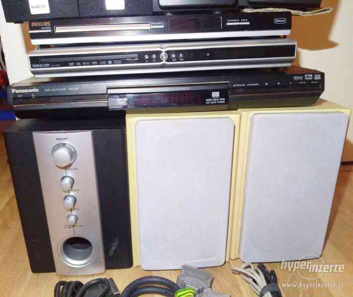 3x DVD přehrávač +6 ks repro +1 subwoofer - levně!!! - foto 15