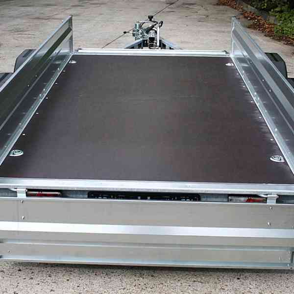 Nový brzděný 2500Kg/2000Kg přívěsný vozík 3,0m x 1,5m, DPH - foto 13