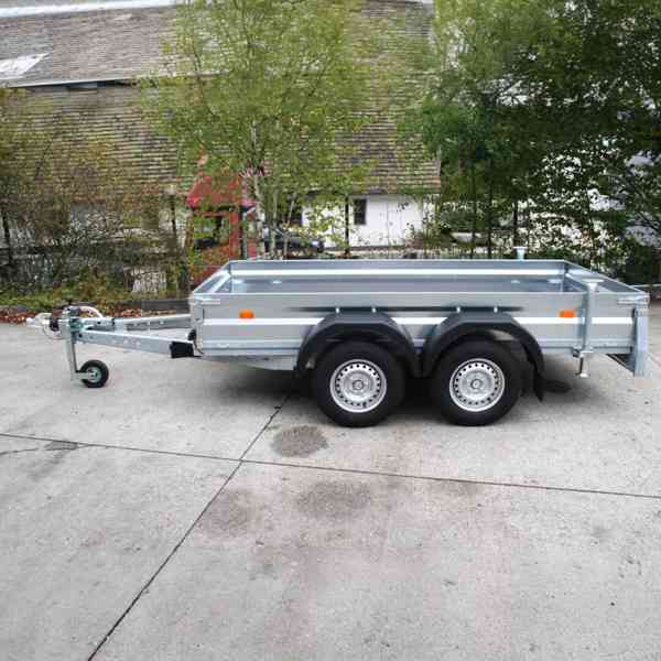 Nový brzděný 2500Kg/2000Kg přívěsný vozík 3,0m x 1,5m, DPH - foto 4