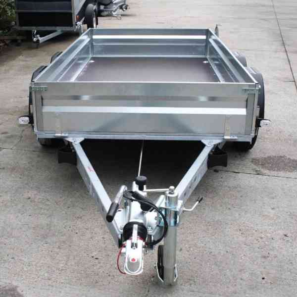 Nový brzděný 2500Kg/2000Kg přívěsný vozík 3,0m x 1,5m, DPH - foto 9