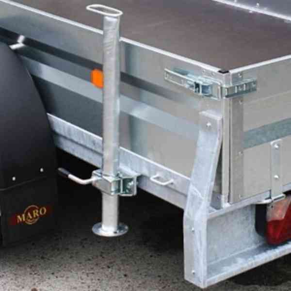 Nový brzděný 2500Kg/2000Kg přívěsný vozík 3,0m x 1,5m, DPH - foto 21