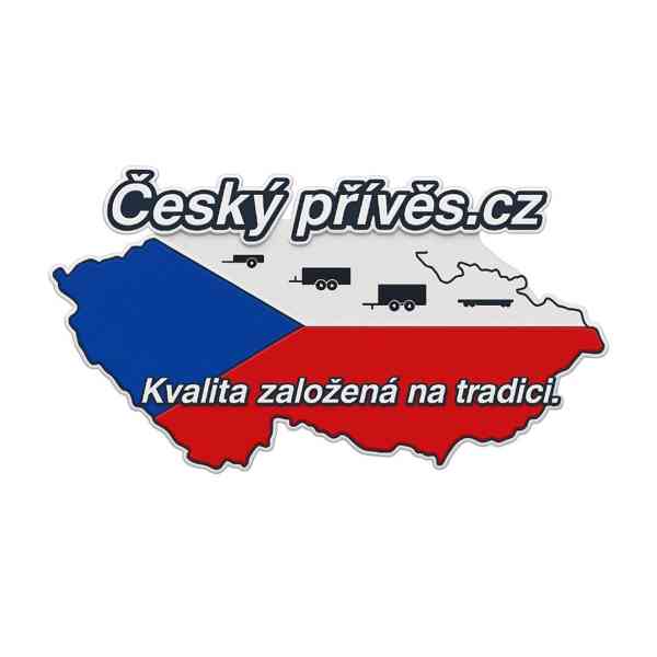 Nový brzděný přívěsný vozík 2500Kg, 3,0m x 1,5m, DPH - foto 25