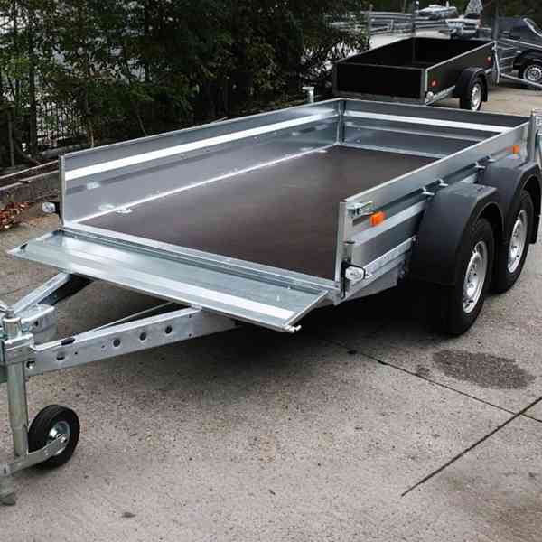 Nový brzděný 2500Kg/2000Kg přívěsný vozík 3,0m x 1,5m, DPH - foto 3