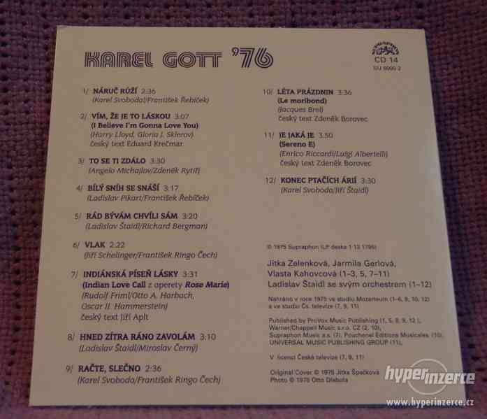 CD Karel Gott - ´´ 76 , Vyprodané Retro vydání - foto 2