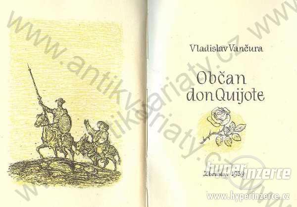 Občan don Quijote Vladislav Vančura 1959 - foto 1