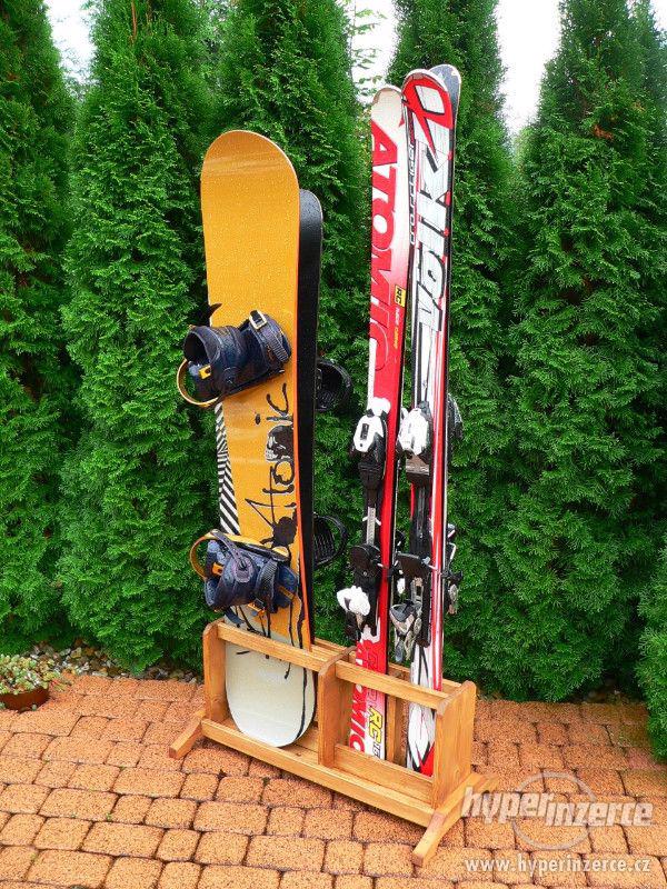 Stojan na lyže a snowboardy 2 + 2 - foto 3