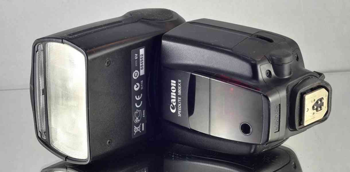 Canon Speedlite 580 EX II *E-TTL, master-slave, S.Č.:58 - foto 3