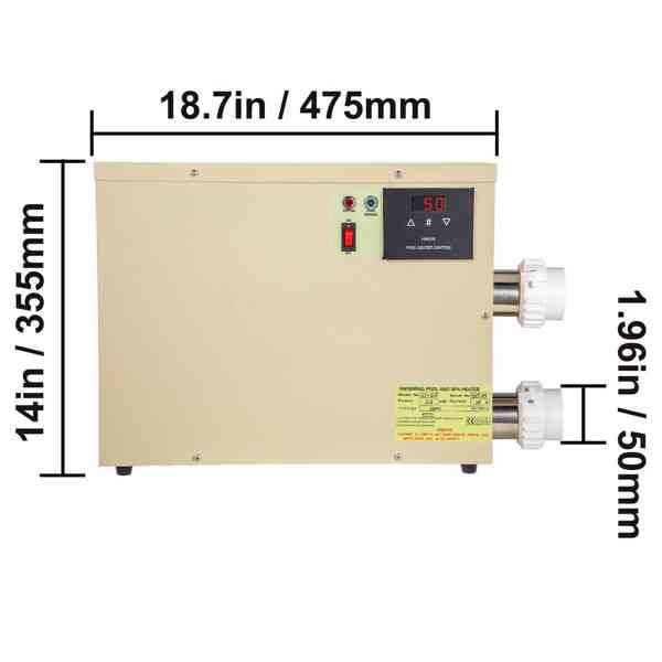  11kW elektrický ohřívač vody s dig. termostatem - foto 8