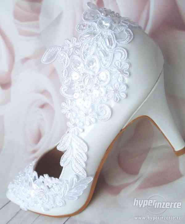 Svatební lodičky - vel. 38,  40 - foto 4