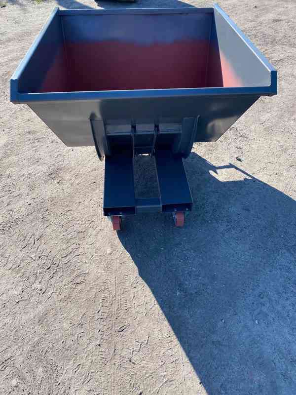 Pojemnik samoopróżniający, 1 m3, kontener - foto 3