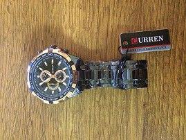 Mohutné černo-zlaté kvalitní pánské hodinky značky Curren - foto 3