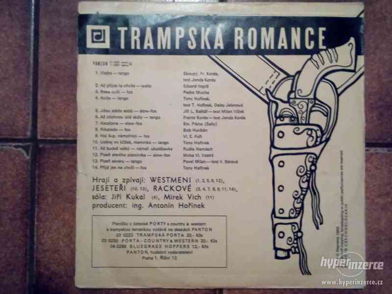 Trampské staré gramofonové desky - foto 2