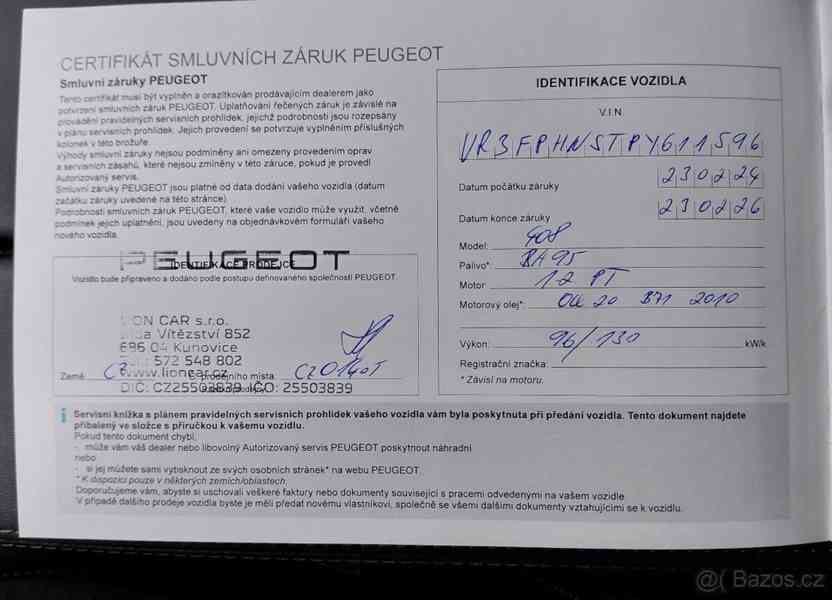 Peugeot 408 1,2   PureTech EAT8, 31 000 km - foto 19