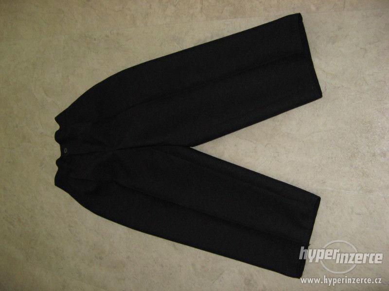 Černé chlapecké společenské kalhoty - foto 1