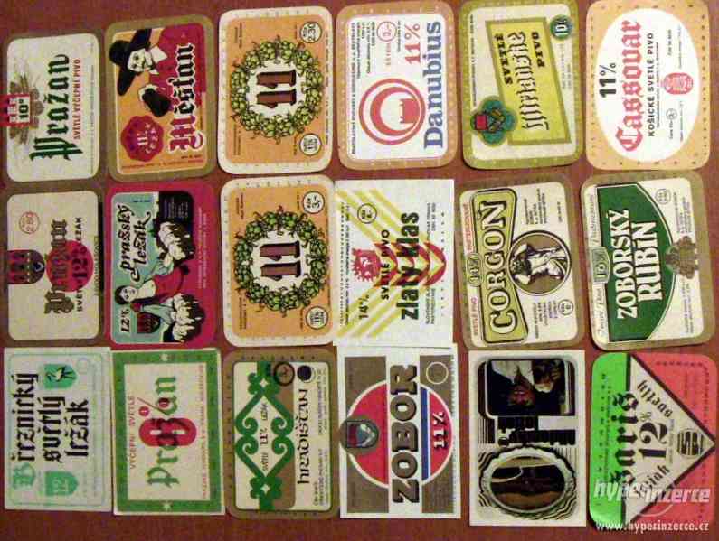 Prodám pivní etikety(stáří cca 30 let) - foto 3