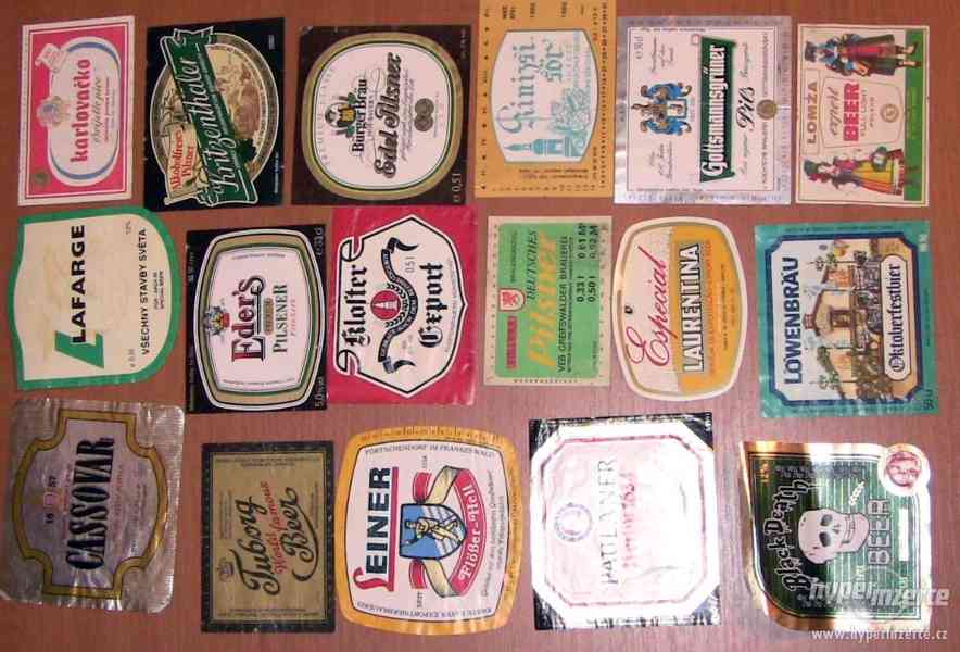Prodám pivní etikety(stáří cca 30 let) - foto 15