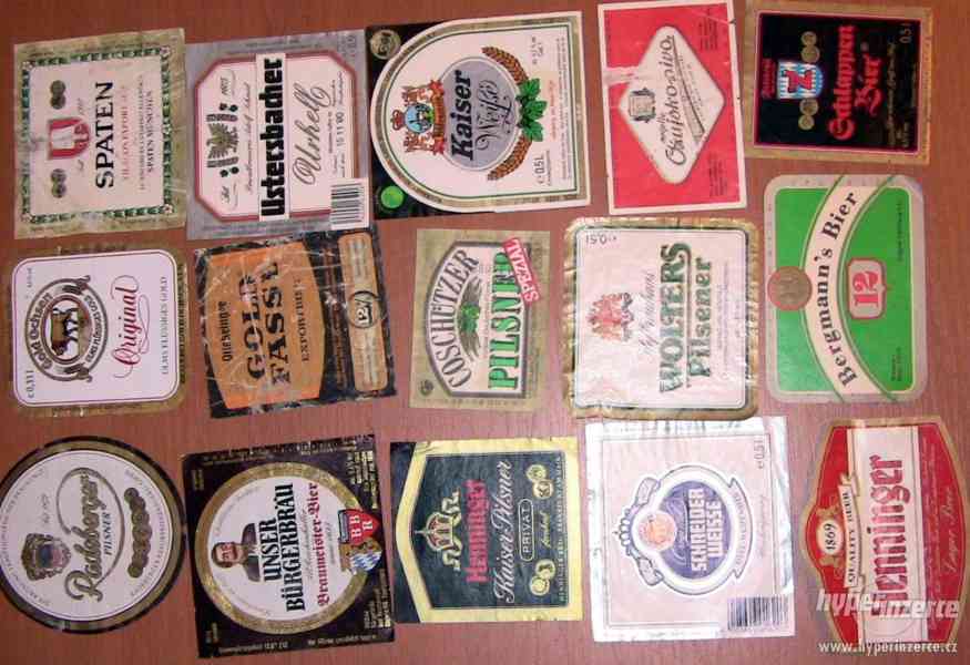 Prodám pivní etikety(stáří cca 30 let) - foto 16