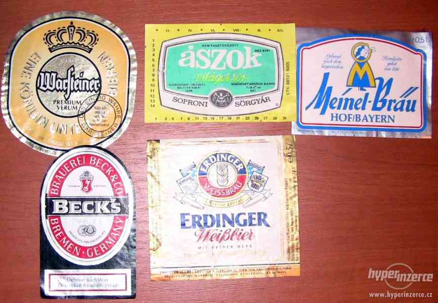 Prodám pivní etikety(stáří cca 30 let) - foto 17