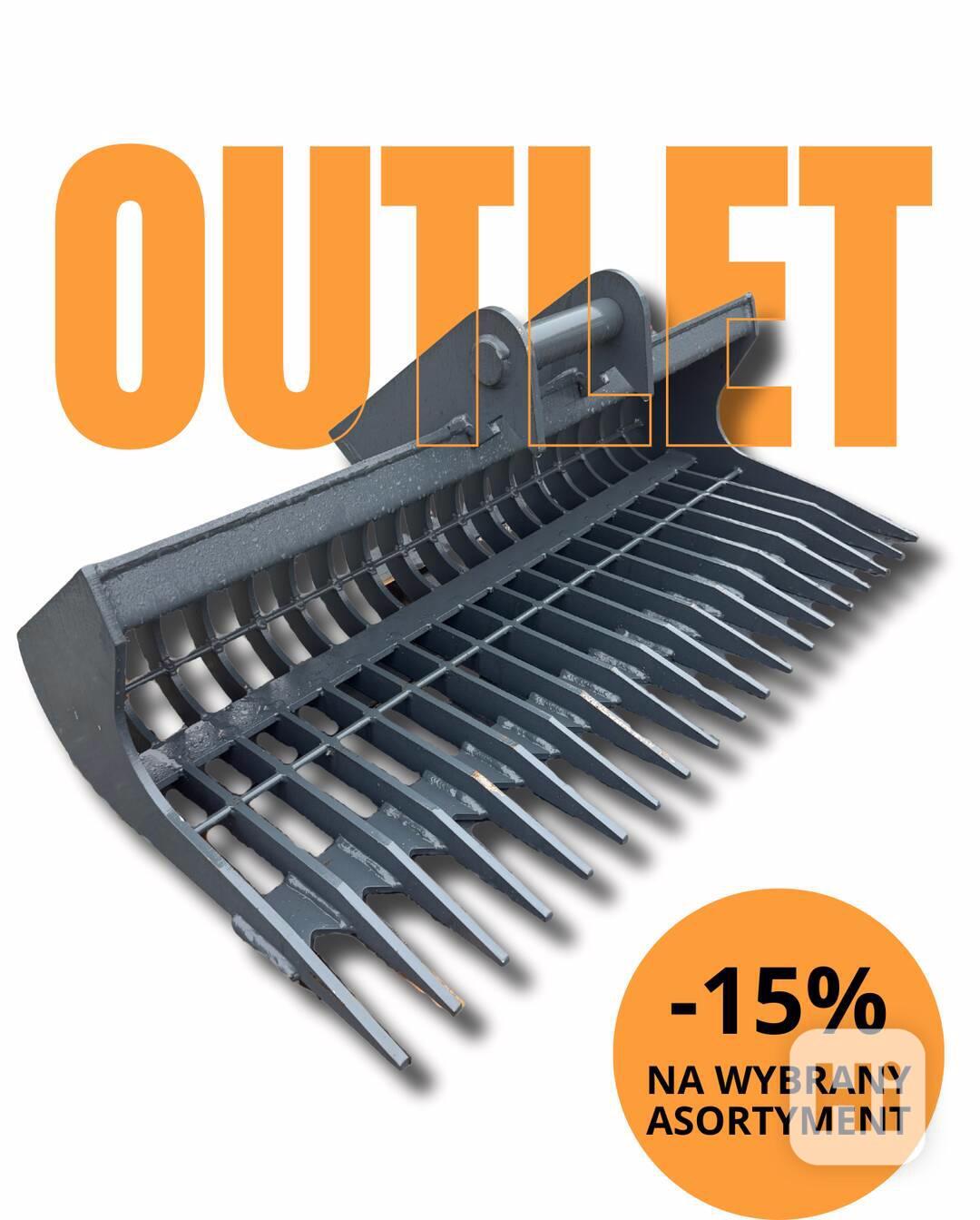 Prostorová lopata, hrábě 120 cm 2,6–3,5 t — Lehnhoff MS03 —  - foto 1