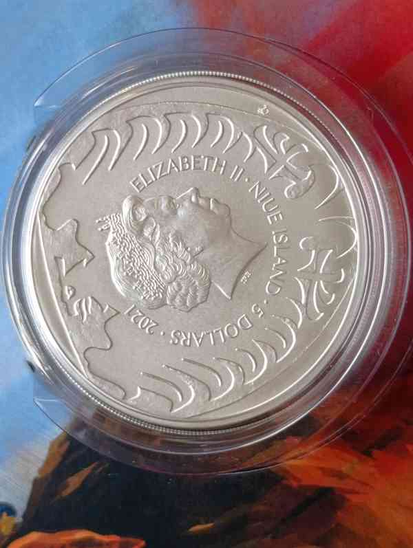 Český lev - stříbrná mince 2 oz (62,2 g) Ag 999  jen 1tis.ks - foto 8